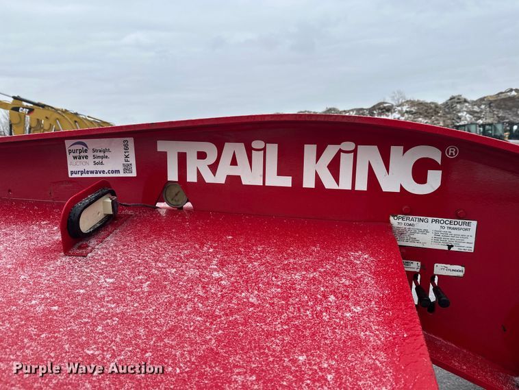 image for item FK1663 2012 Trail King Industries TK110HDGH533 lowboy equipment trailer