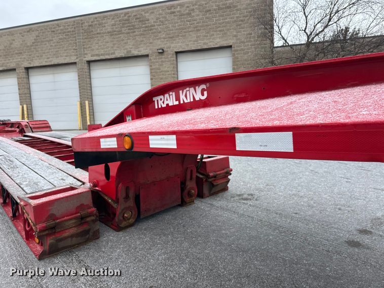 image for item FK1663 2012 Trail King Industries TK110HDGH533 lowboy equipment trailer