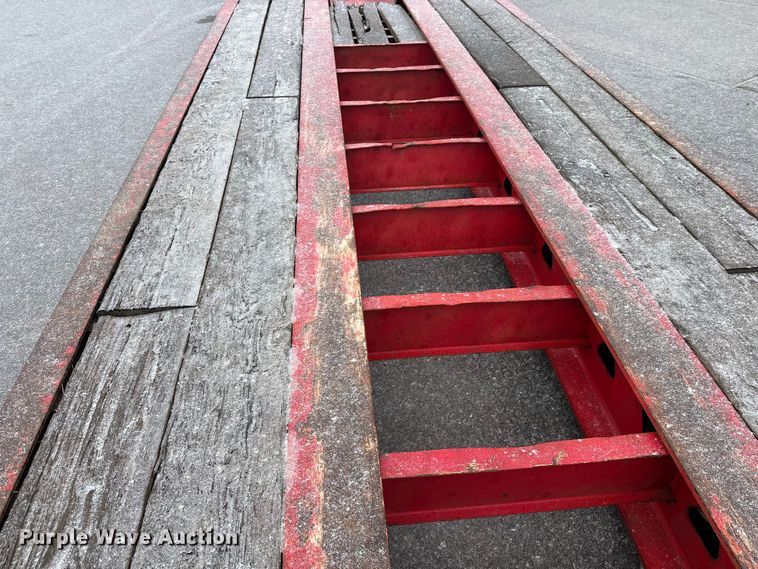 image for item FK1663 2012 Trail King Industries TK110HDGH533 lowboy equipment trailer