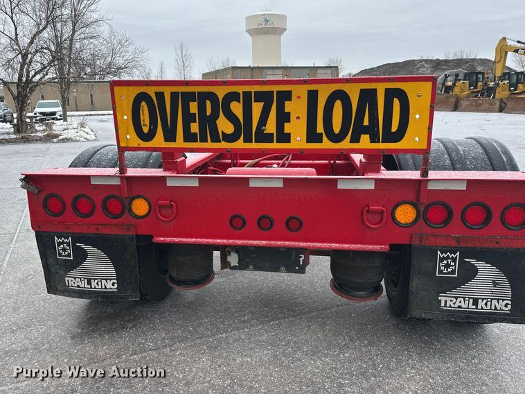 image for item FK1663 2012 Trail King Industries TK110HDGH533 lowboy equipment trailer