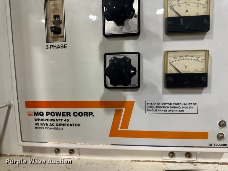 image for item FK1724 Whisperwatt DCA-45SSIU3 generator