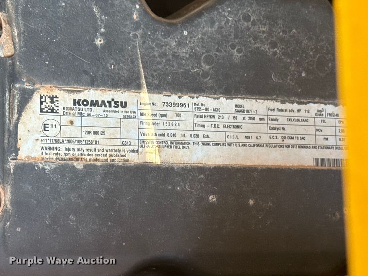 image for item DO8459 2012 Komatsu PC290LC-10 excavator