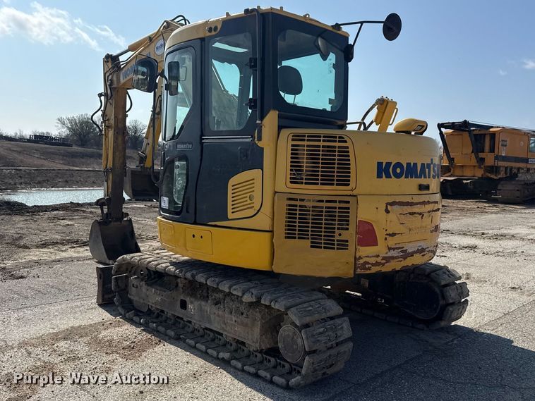 image for item DO8460 2017 Komatsu PC88MR-10 mini excavator