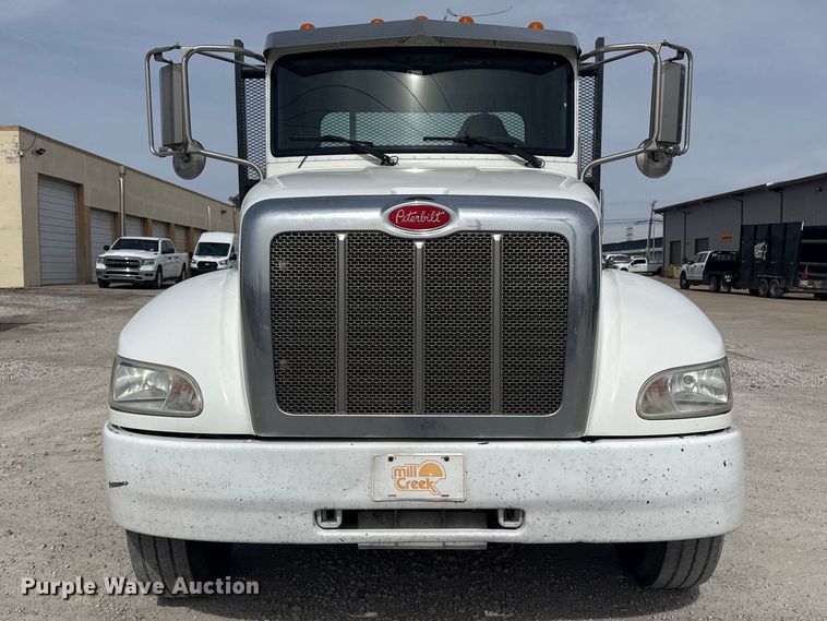 image for item DQ4345 2018 Peterbilt 337 dump flatbed truck