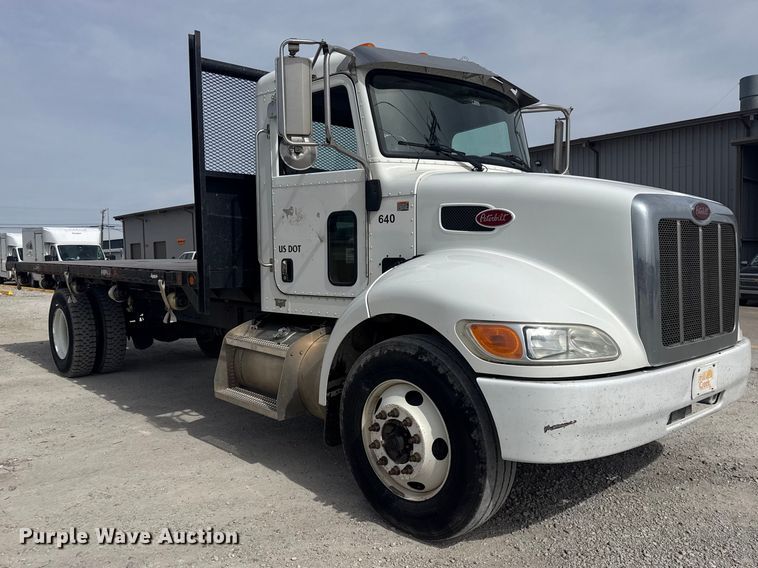 image for item DQ4345 2018 Peterbilt 337 dump flatbed truck