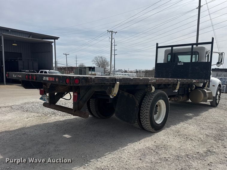 image for item DQ4345 2018 Peterbilt 337 dump flatbed truck