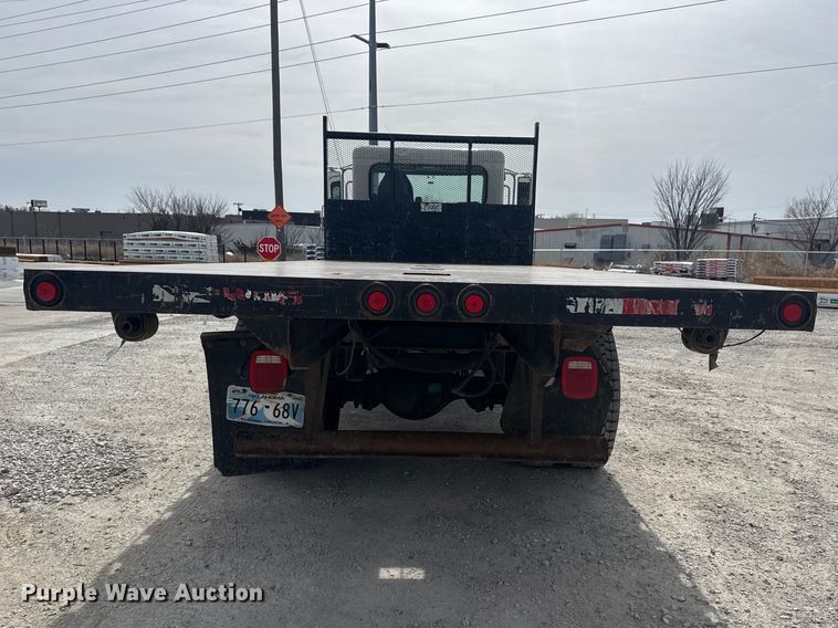 image for item DQ4345 2018 Peterbilt 337 dump flatbed truck