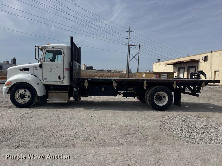 image for item DQ4345 2018 Peterbilt 337 dump flatbed truck
