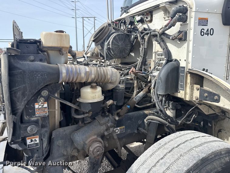 image for item DQ4345 2018 Peterbilt 337 dump flatbed truck