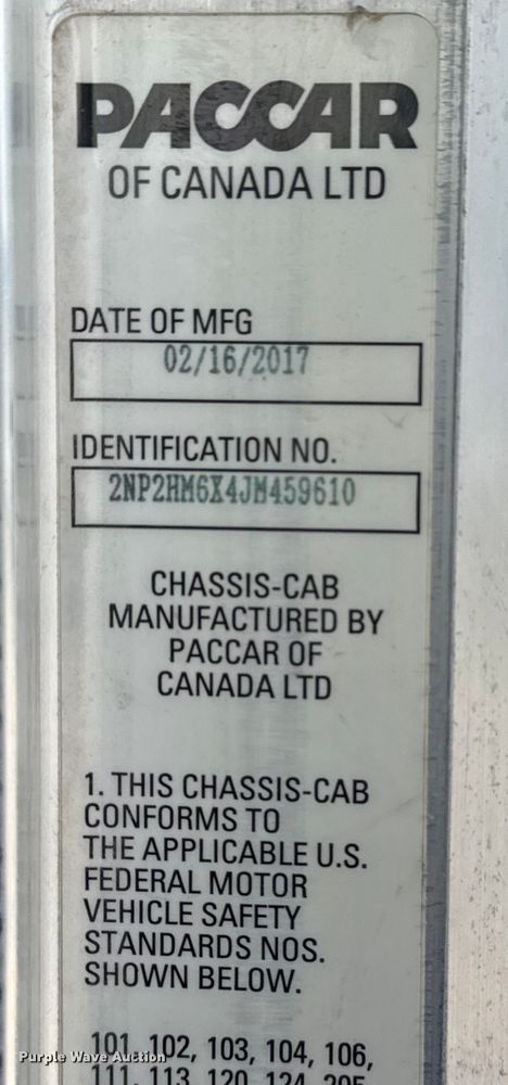 image for item DQ4345 2018 Peterbilt 337 dump flatbed truck