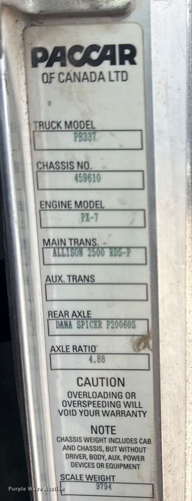 image for item DQ4345 2018 Peterbilt 337 dump flatbed truck