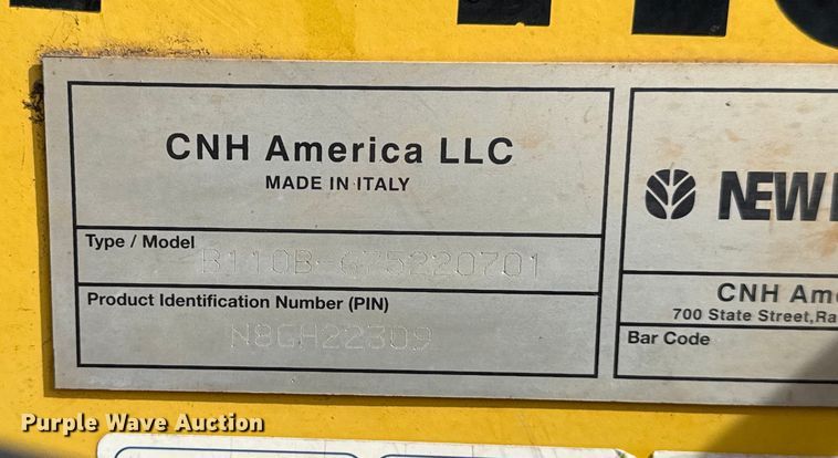image for item DQ4349 2008 New Holland B110B backhoe