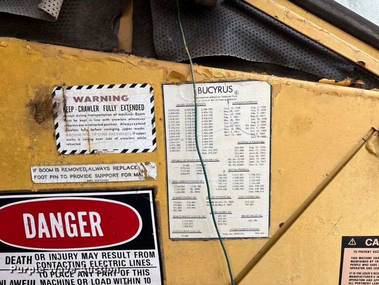 image for item DT0055 1974 Bucyrus-Erie 30-B Series 4 crane