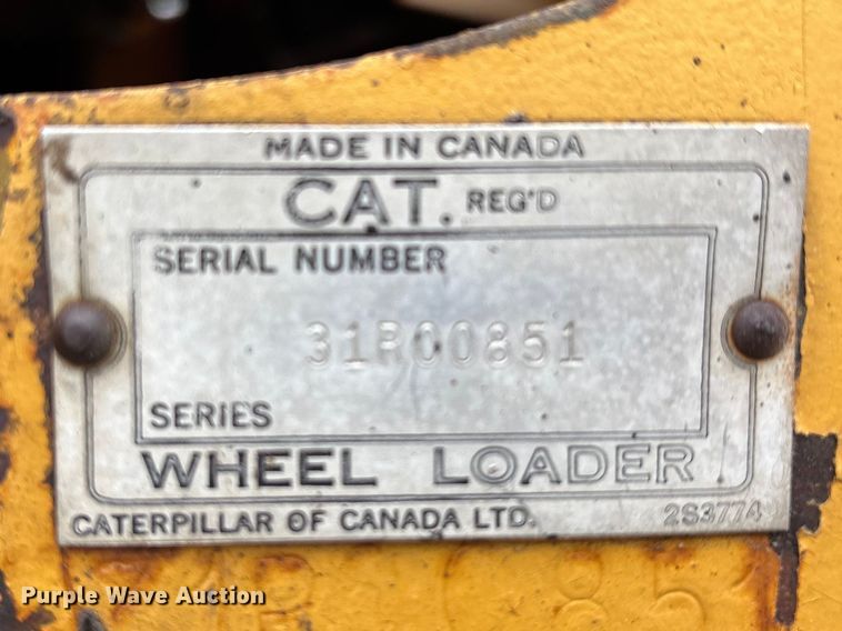 image for item DT0065 Caterpillar 950B wheel loader