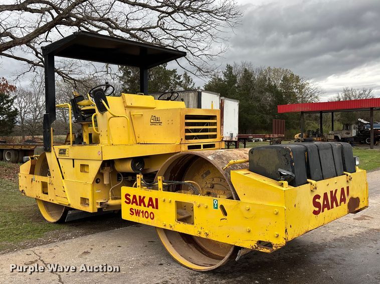 image for item DT0073 Sakai SW100 double drum roller