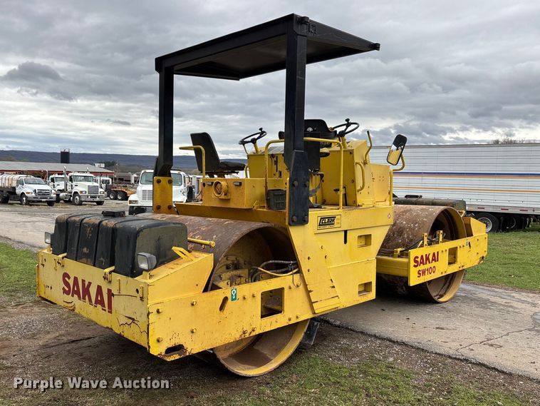 image for item DT0073 Sakai SW100 double drum roller