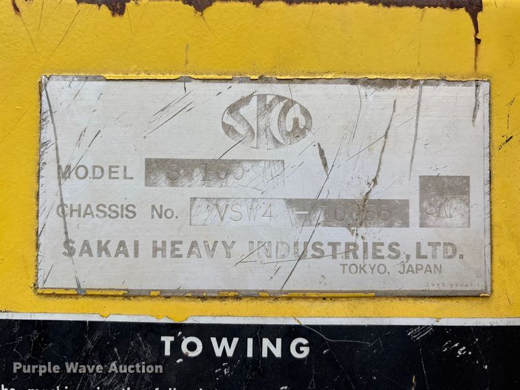 image for item DT0073 Sakai SW100 double drum roller