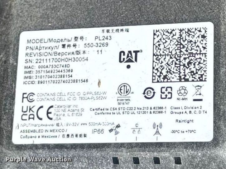 image for item DT0079 2000 Caterpillar CB-334D double drum vibratory roller