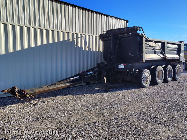 image for item DT0984 1995 Clement end dump pup trailer