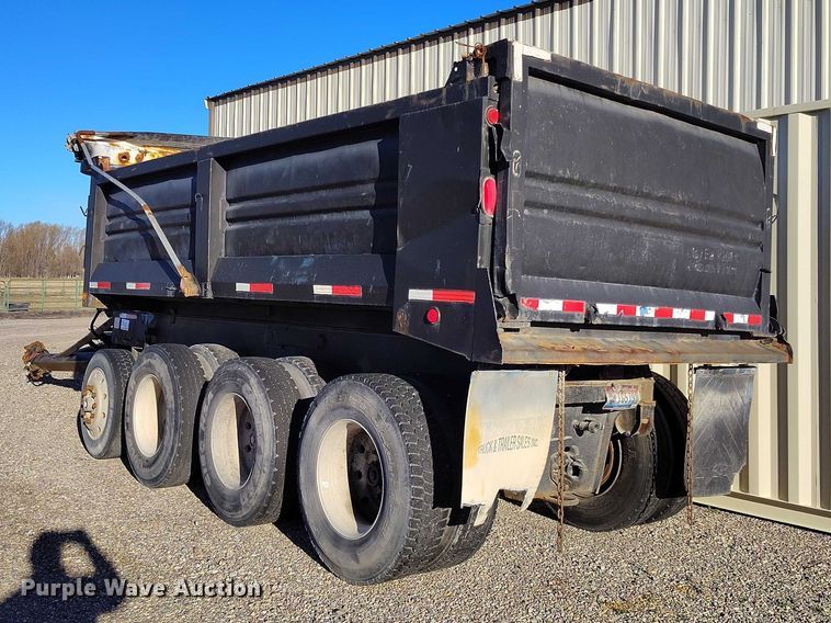 image for item DT0984 1995 Clement end dump pup trailer