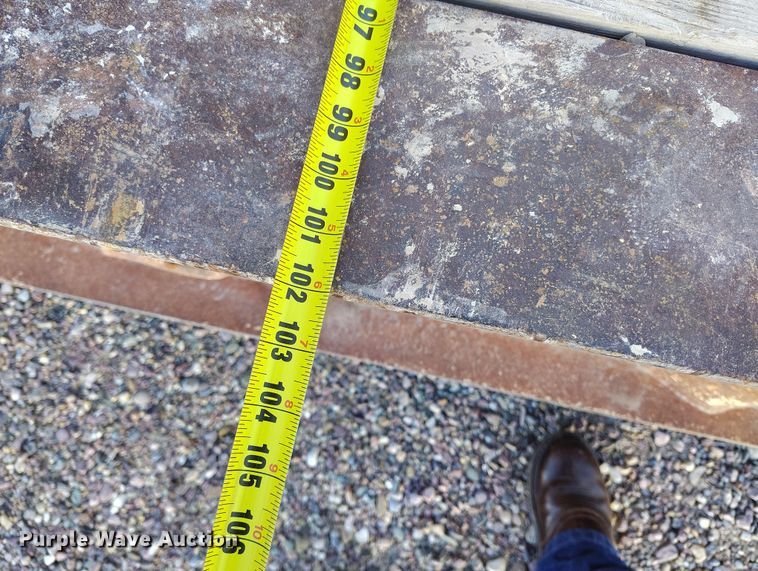 image for item DT0985 1995 Dakota Manufacturing Co. Trail-Eze lowboy equipment trailer