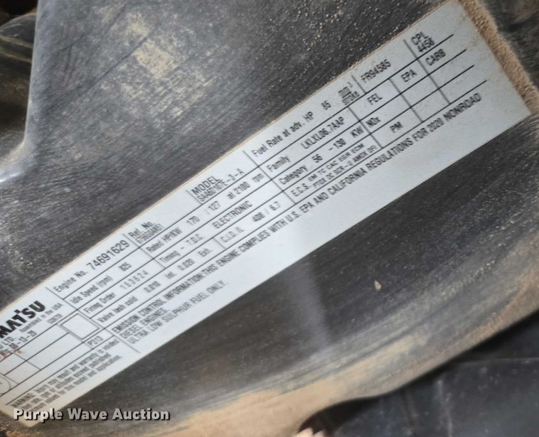 image for item DU2742 2021 Komatsu WA320-8 wheel loader