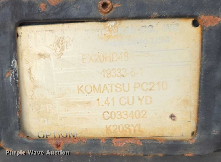 image for item DU2744 2021 Komatsu PC210LC-11 excavator