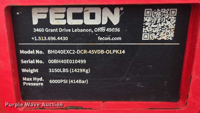 image for item DU2748 2023 Fecon BH040EXC2 mulcher