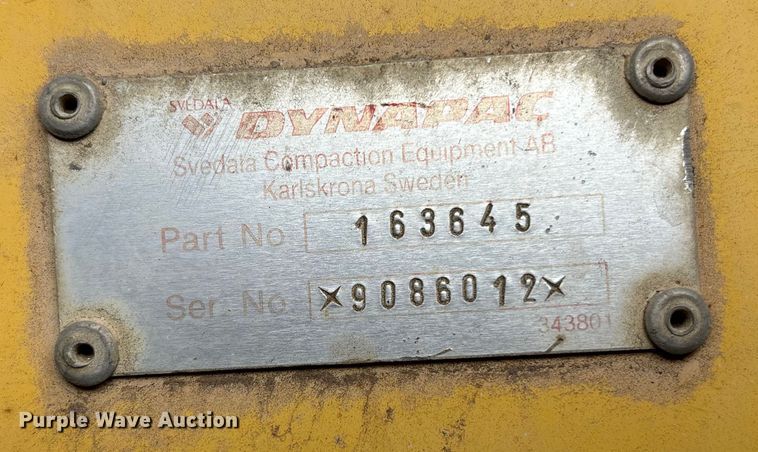 image for item DU6955 Dynapac CA262 single drum vibratory roller