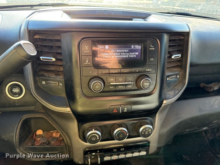 image for item DZ4403 2019 RAM 5500 Crew Cab flatbed truck