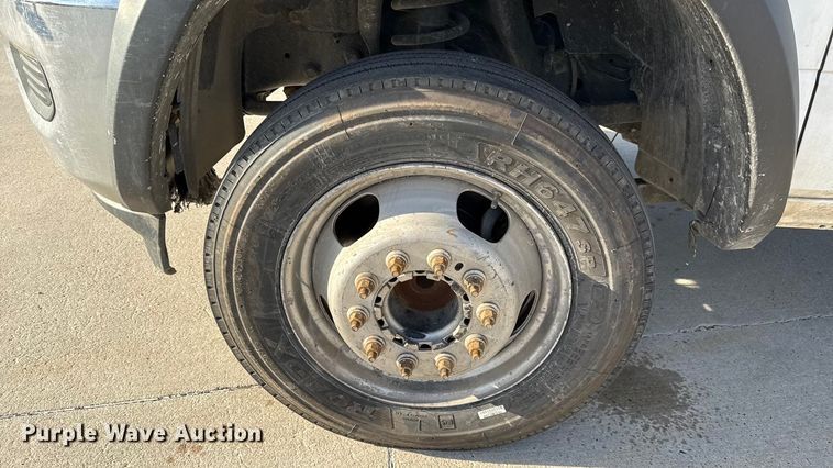 image for item DZ4403 2019 RAM 5500 Crew Cab flatbed truck