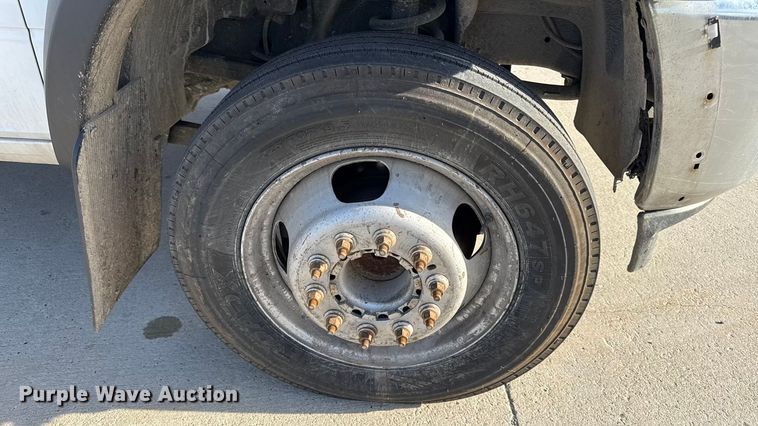 image for item DZ4403 2019 RAM 5500 Crew Cab flatbed truck