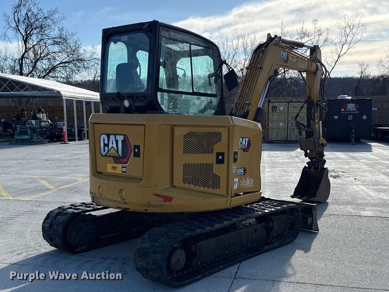 image for item DZ4405 2023 Caterpillar 305 CR mini excavator