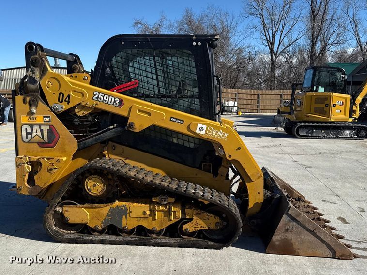 image for item DZ4407 2023 Caterpillar 259D3 tracked skid steer loader