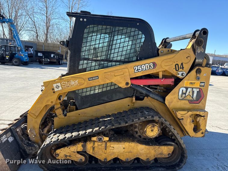 image for item DZ4407 2023 Caterpillar 259D3 tracked skid steer loader