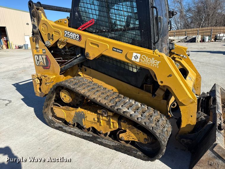 image for item DZ4407 2023 Caterpillar 259D3 tracked skid steer loader