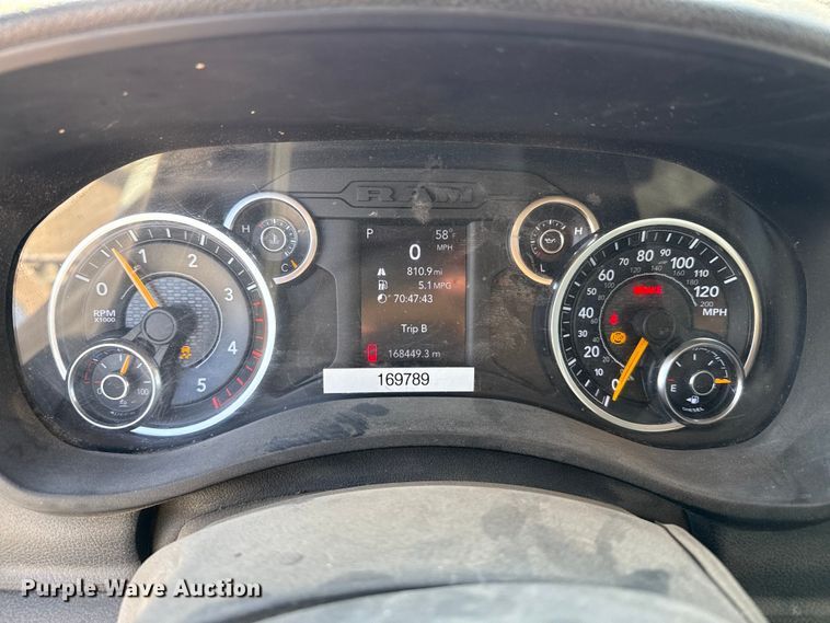 image for item DZ5245 2019 RAM 5500HD bucket truck