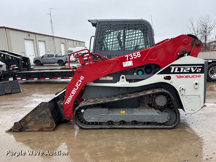 image for item EA4481 2022 Takeuchi TL12V2 tracked skid steer loader