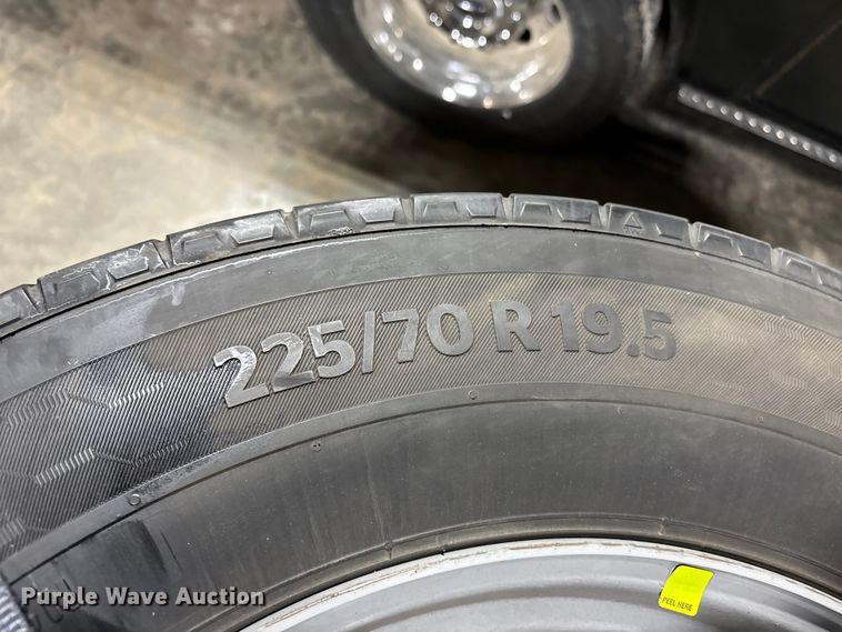 image for item EA4493 (6) 225/70R19.5 tires and wheels