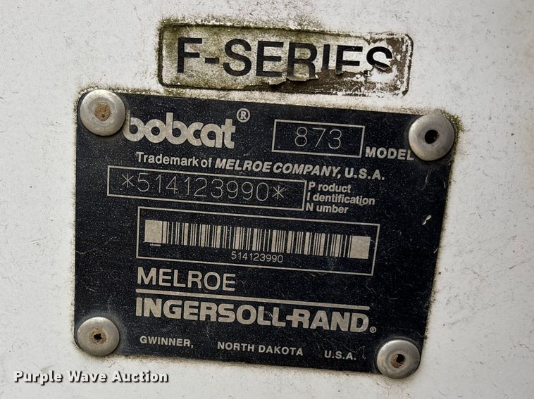 image for item EA4495 1999 Bobcat 873 skid steer loader