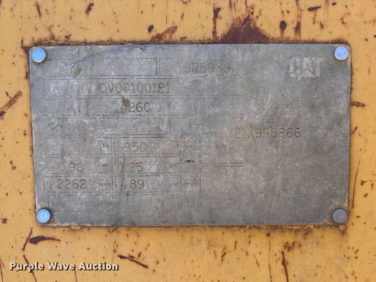 image for item EA4526 2000 Caterpillar 416C backhoe