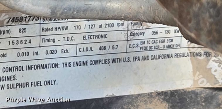 image for item EA5448 2021 Komatsu W320-8 wheel loader