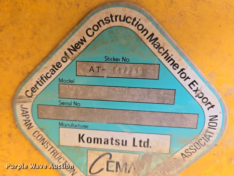 image for item EA5452 2020 Komatsu D51PX-24 dozer