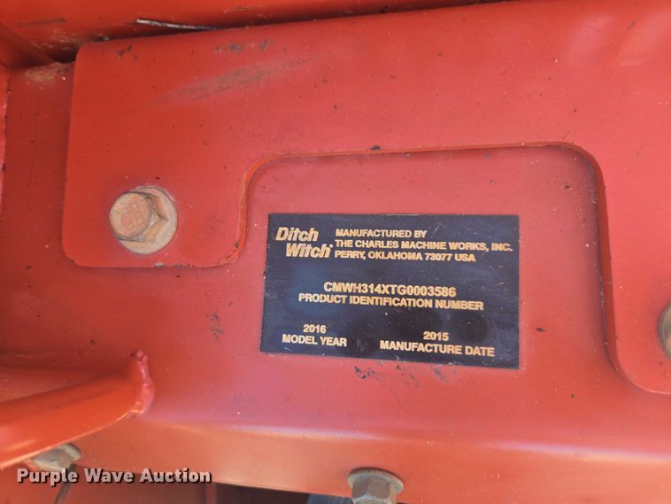 image for item EA5460 2016 Ditch Witch RT45 trencher