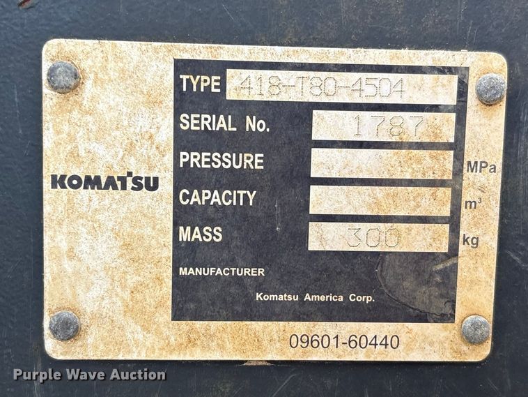 image for item EA7229 2019 Komatsu WA270 wheel loader