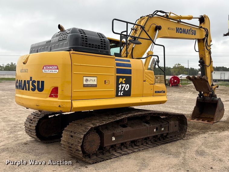 image for item EA7230 2019 Komatsu PC170LC-11 excavator