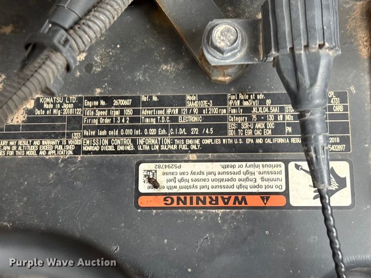 image for item EA7230 2019 Komatsu PC170LC-11 excavator