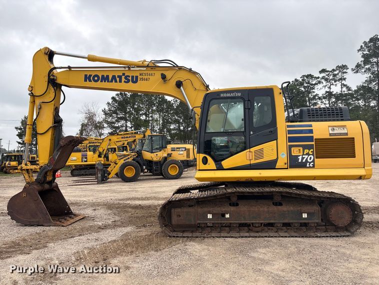 image for item EA7231 2019 Komatsu PC170LC-11 excavator