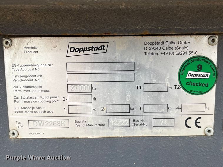 image for item EA7232 2022 Doppstadt INVENTHOR 6 Plus shredder