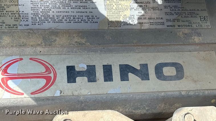 image for item EA7950 2008 Hino 268 utility / service truck